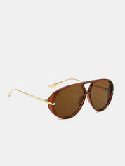 Metalowe okulary przeciwsłoneczne Aviator