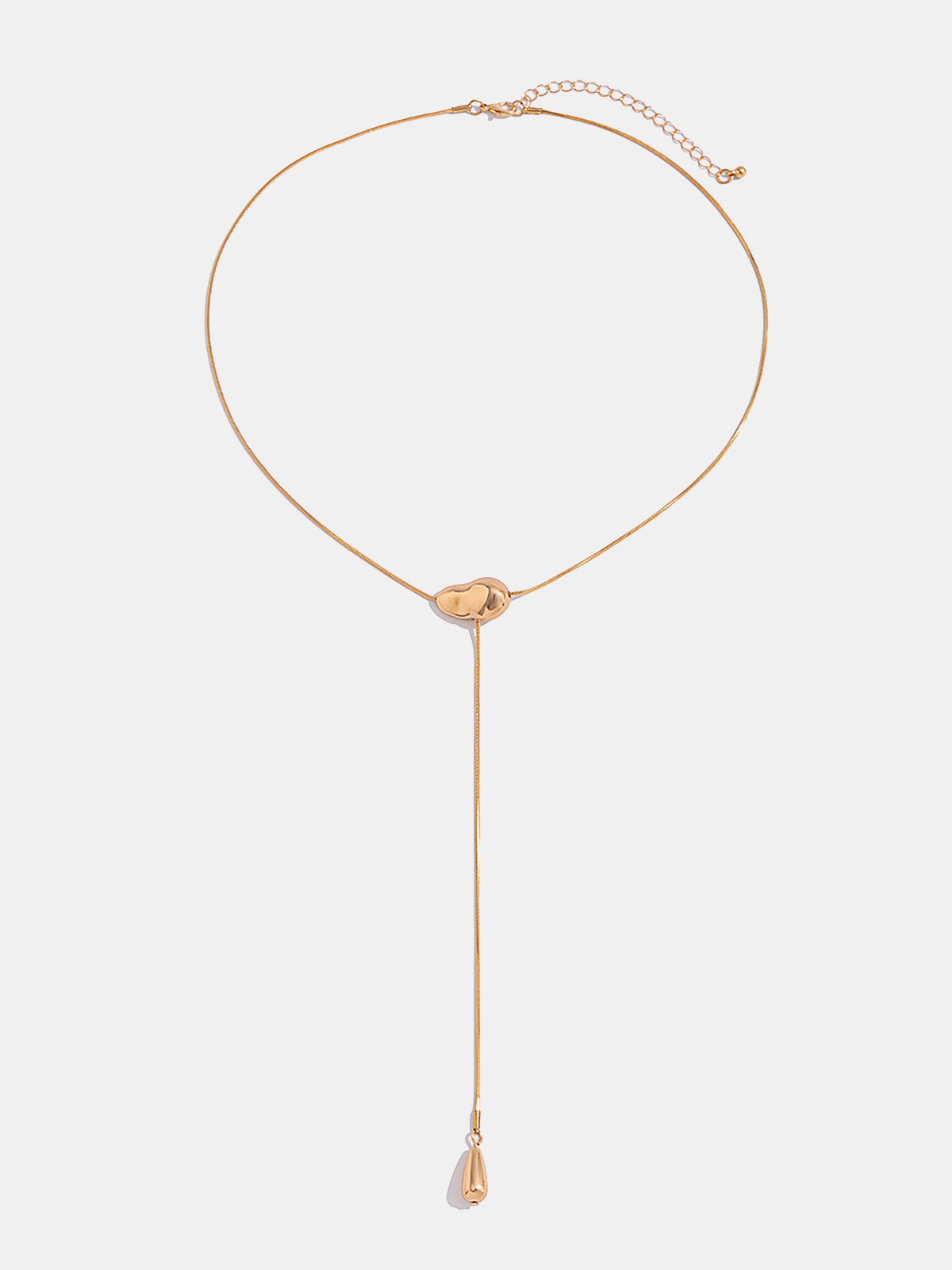 Minimalistyczny Nieregularny Naszyjnik Lariat
