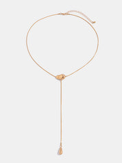 Minimalistyczny Nieregularny Naszyjnik Lariat