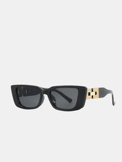 Okulary przeciwsłoneczne Metal Decor Cat-Eye