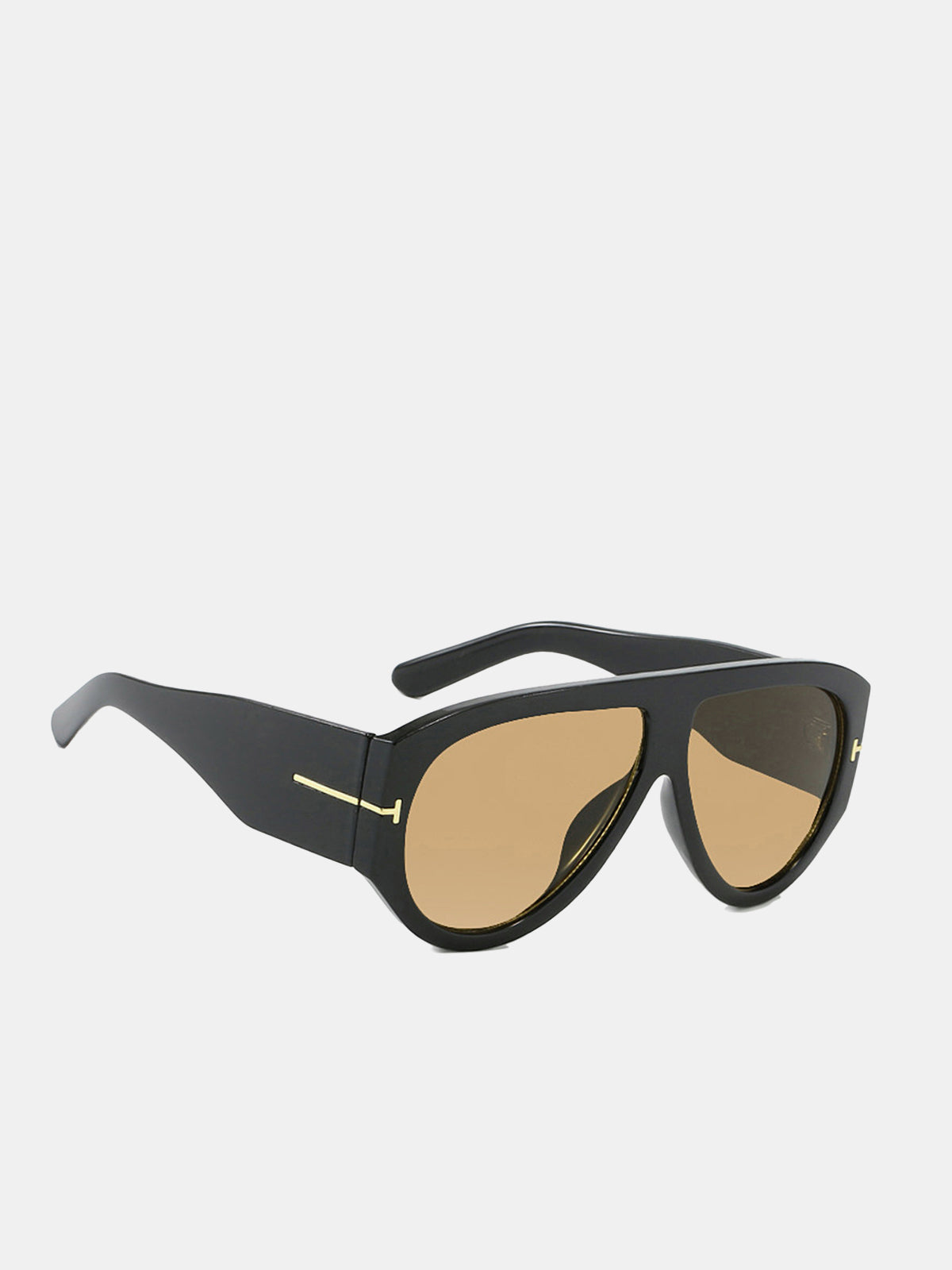 Trendy Przesadzone Okulary Przeciwsłoneczne w Kształcie Tarczy