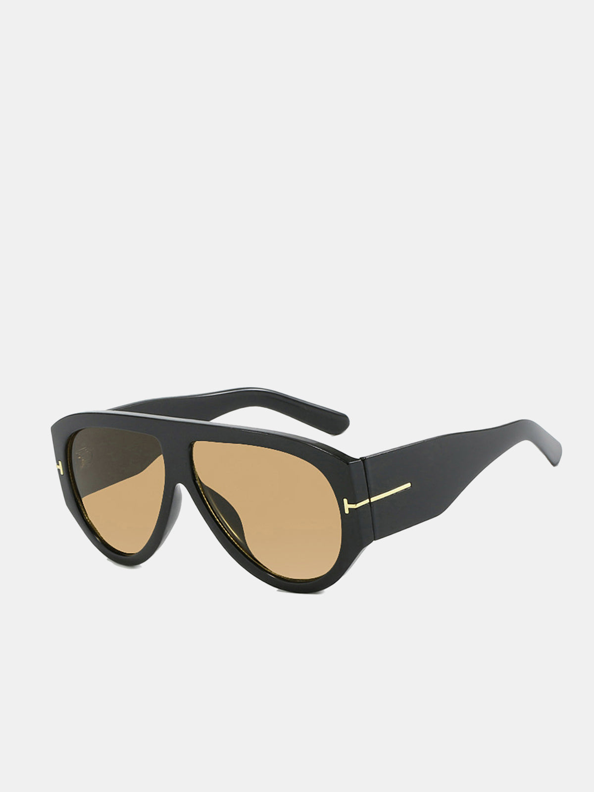 Trendy Przesadzone Okulary Przeciwsłoneczne w Kształcie Tarczy