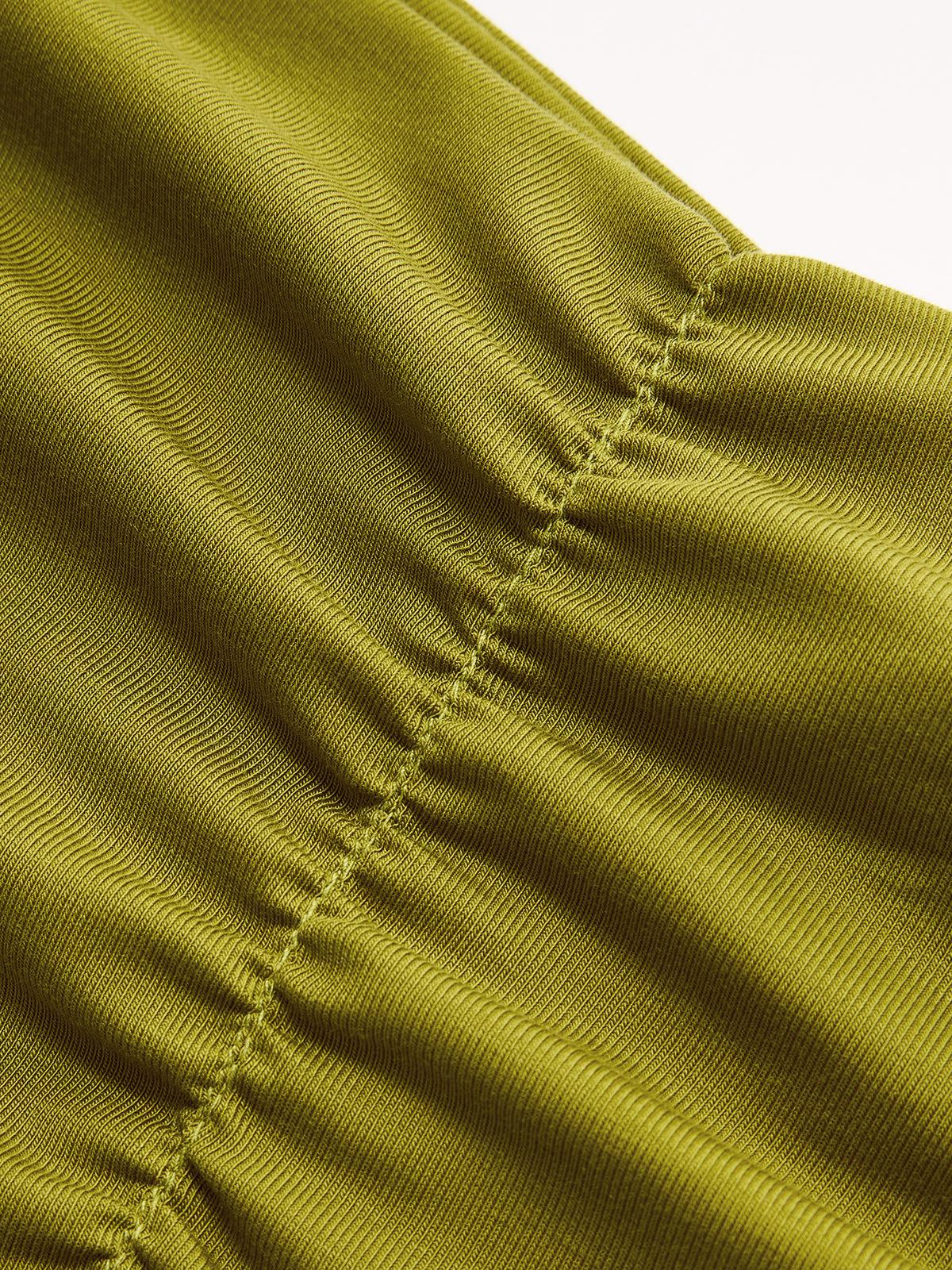 Zestaw Draped Crop Top & Ruched Maxi Skirt