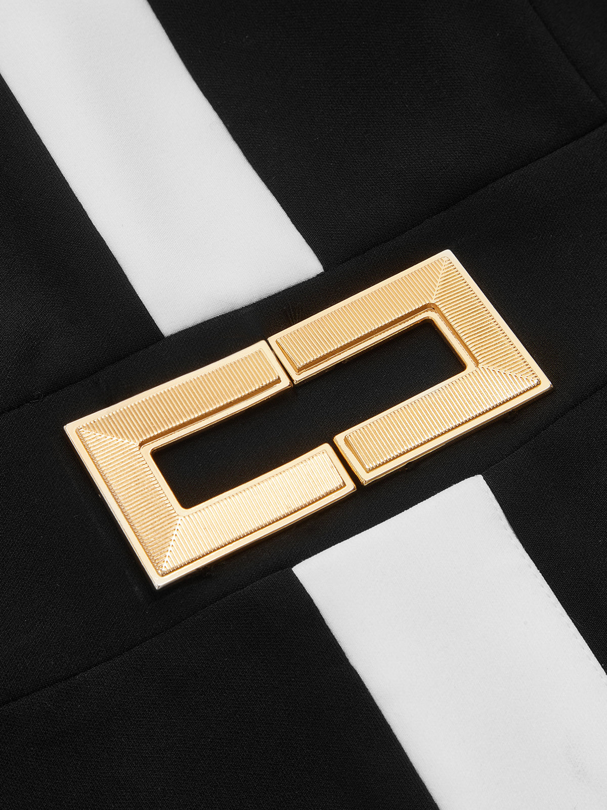 Sukienka Midi Bodycon bez rękawów z metalowymi detalami
