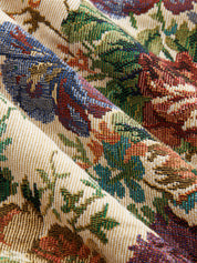 Kwiatowe Szorty Jacquard w Talii Średniej