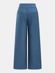 Casual Pleated Wide Leg Pants