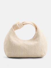 Skręcana Woven Straw Hobo Torebka