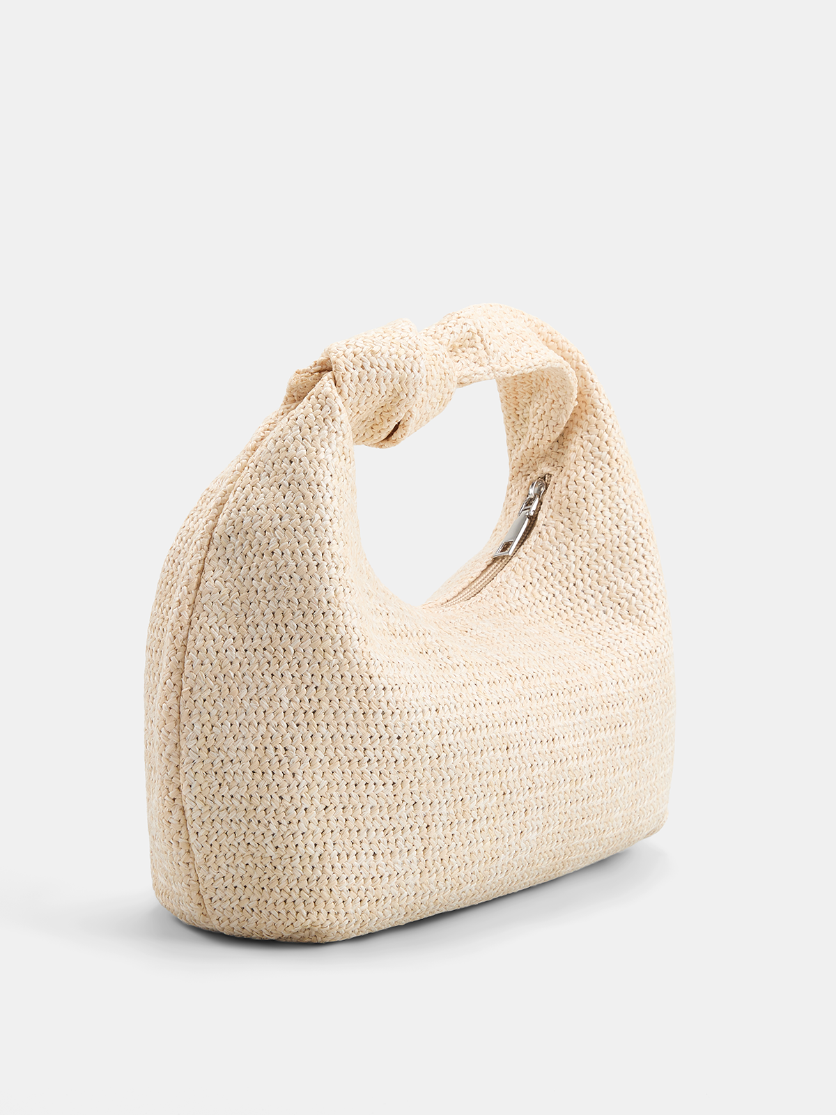Skręcana Woven Straw Hobo Torebka