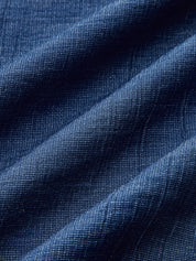 Top i spodnie z wiązaniem w pasie z imitacji denimu