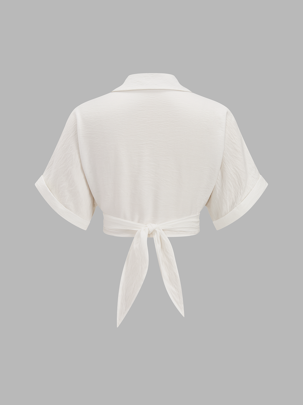 Kręcony Crop Top i Spodnie w Print Toile
