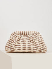 Torebka kopertowa w kratę Houndstooth