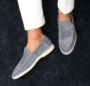 Loafers z zamszu
