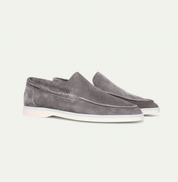 Loafers z zamszu