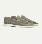 Loafers z zamszu