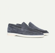 Loafers z zamszu
