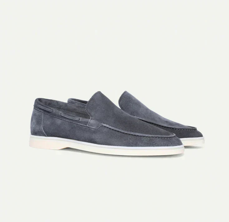 Loafers z zamszu