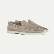 Loafers z zamszu