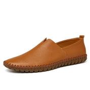 Oddychające skórzane loafersy