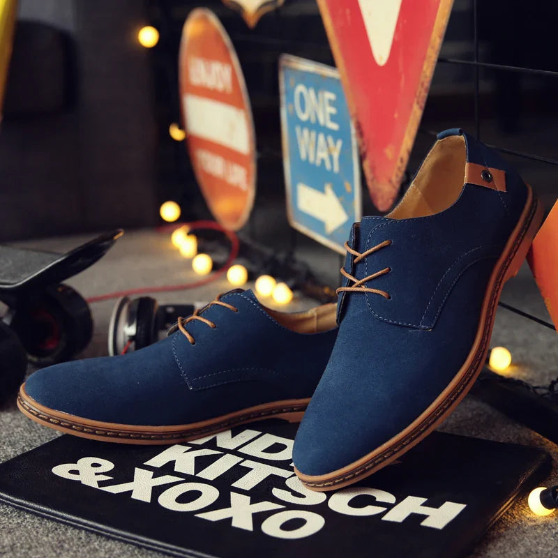 Oxford Suede Buty Biznesowe
