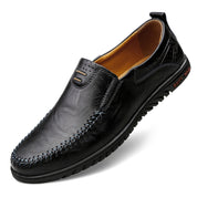 Eleganckie skórzane loafersy