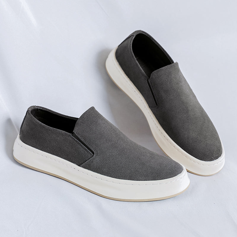 Wygodne zamszowe loafersy