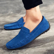Miękkie zamszowe loafersy