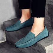 Miękkie zamszowe loafersy