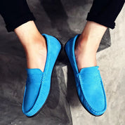 Miękkie zamszowe loafersy