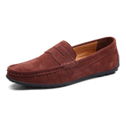 Miękkie zamszowe loafersy