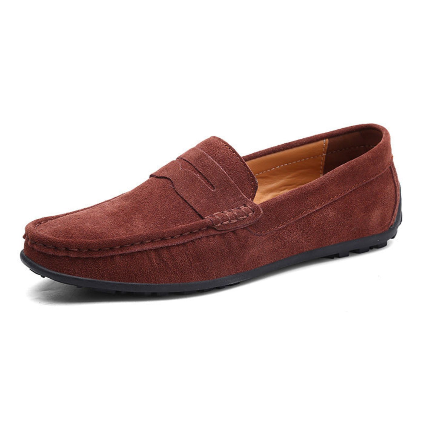 Miękkie zamszowe loafersy