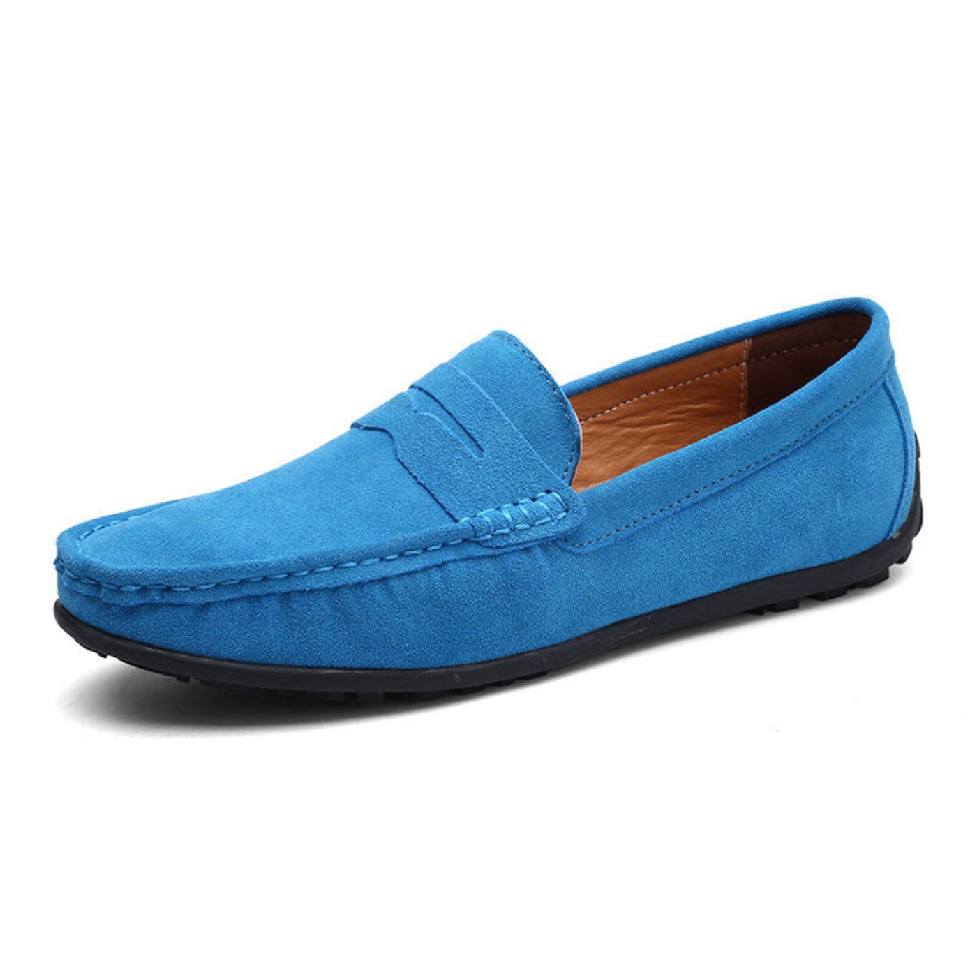 Miękkie zamszowe loafersy