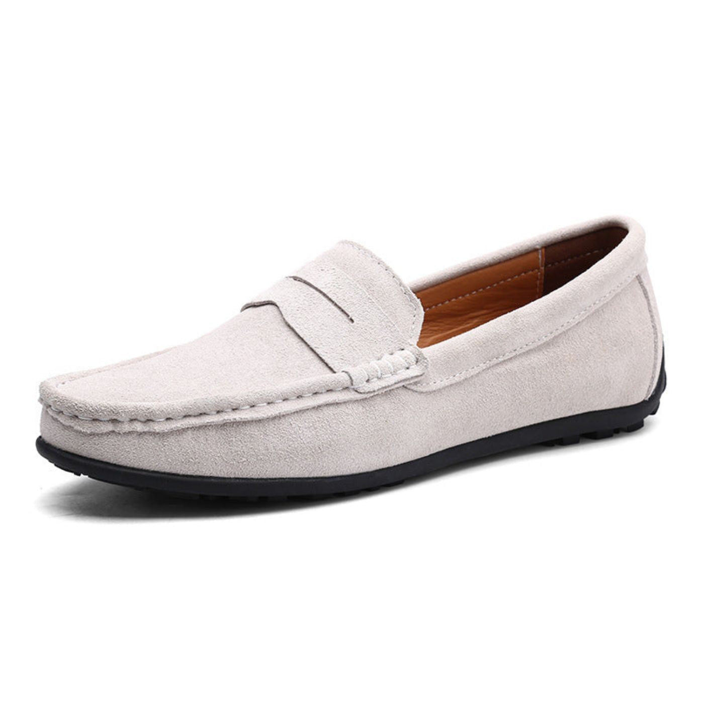 Miękkie zamszowe loafersy