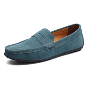 Miękkie zamszowe loafersy