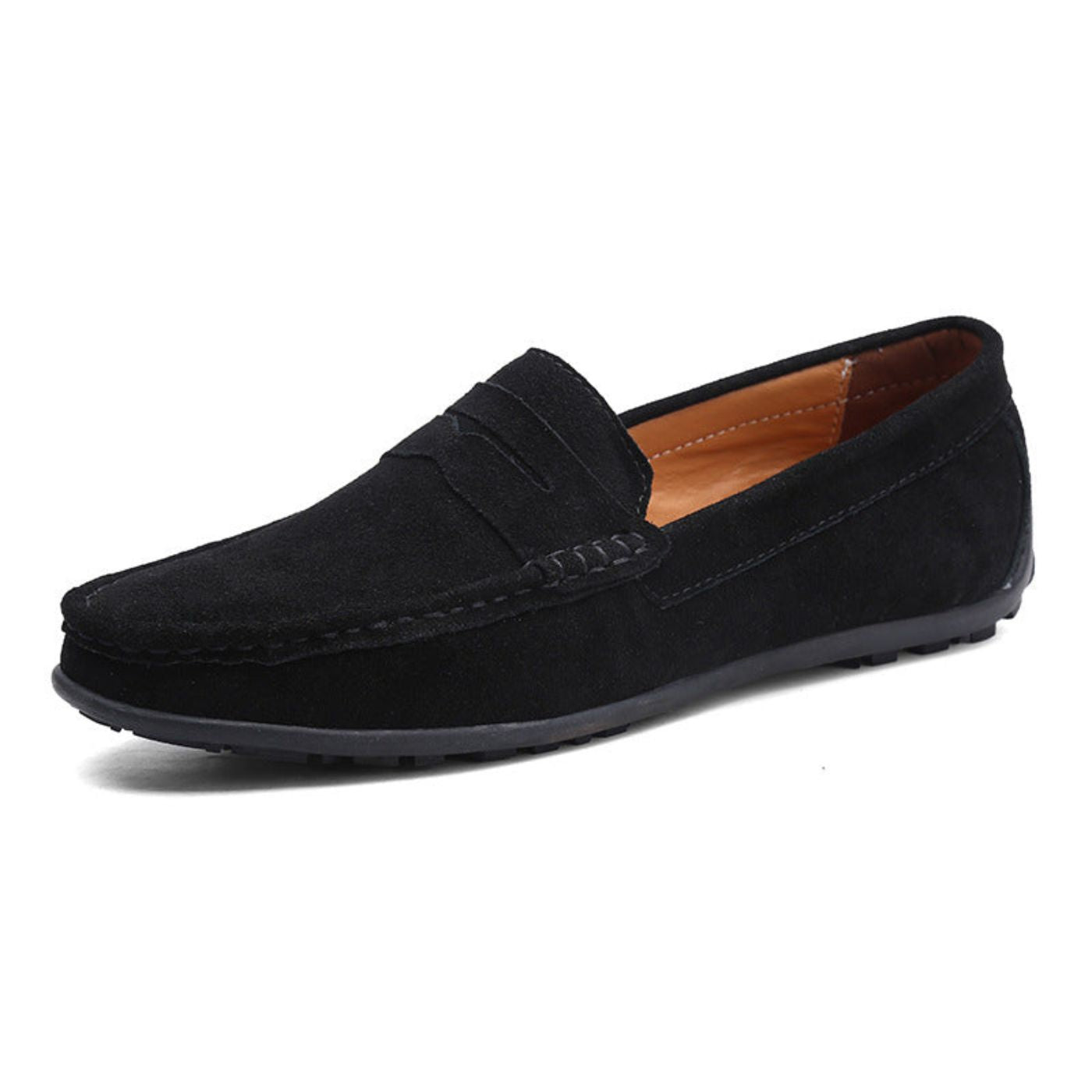 Miękkie zamszowe loafersy