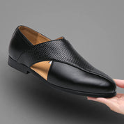 Vintage skórzane loafersy