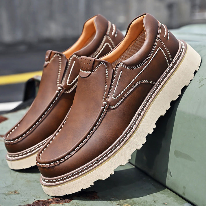 Eleganckie Skórzane Buty