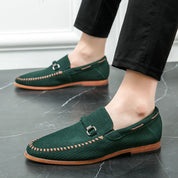 Eleganckie skórzane loafersy