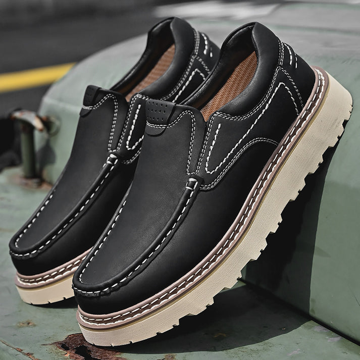 Eleganckie Skórzane Buty