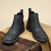 Eleganckie skórzane buty męskie