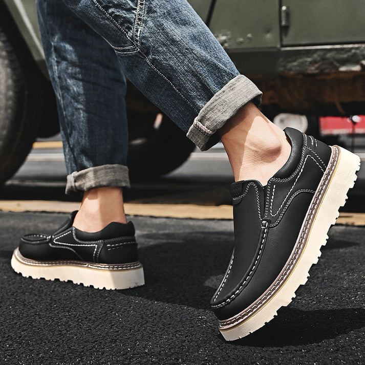 Eleganckie Skórzane Buty