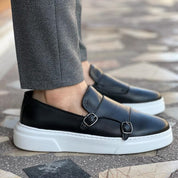 Skórzane Mokasyny Slip-On