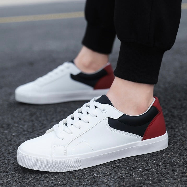 Casual skórzane buty
