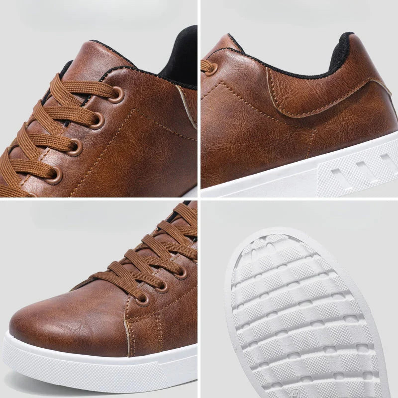 Corrado Klasyczne Skórzane Sneakersy