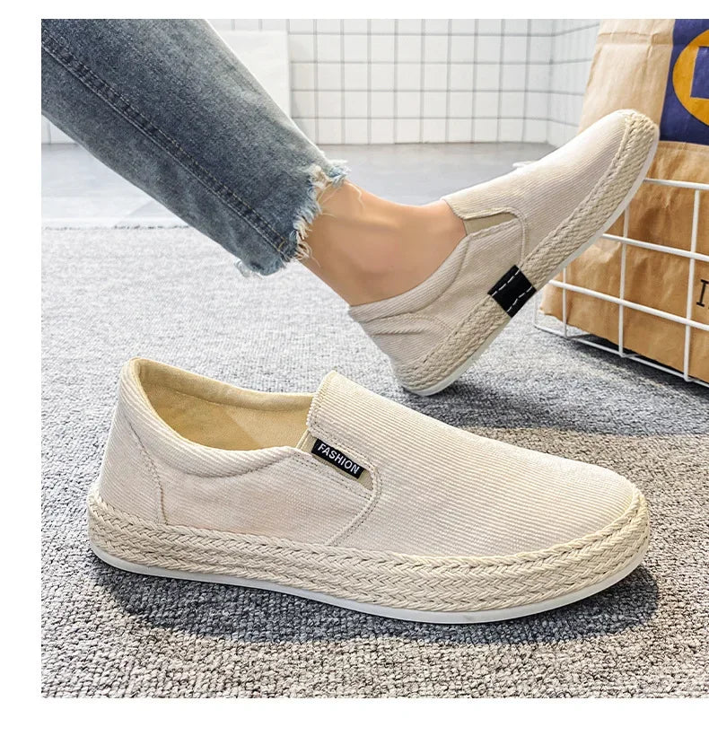 Oddychające buty z płótna