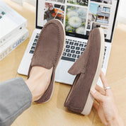 Casual zamszowe loafersy