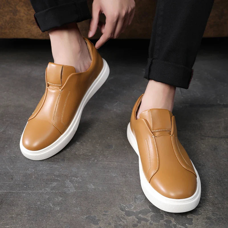 Casual skórzane buty wsuwane