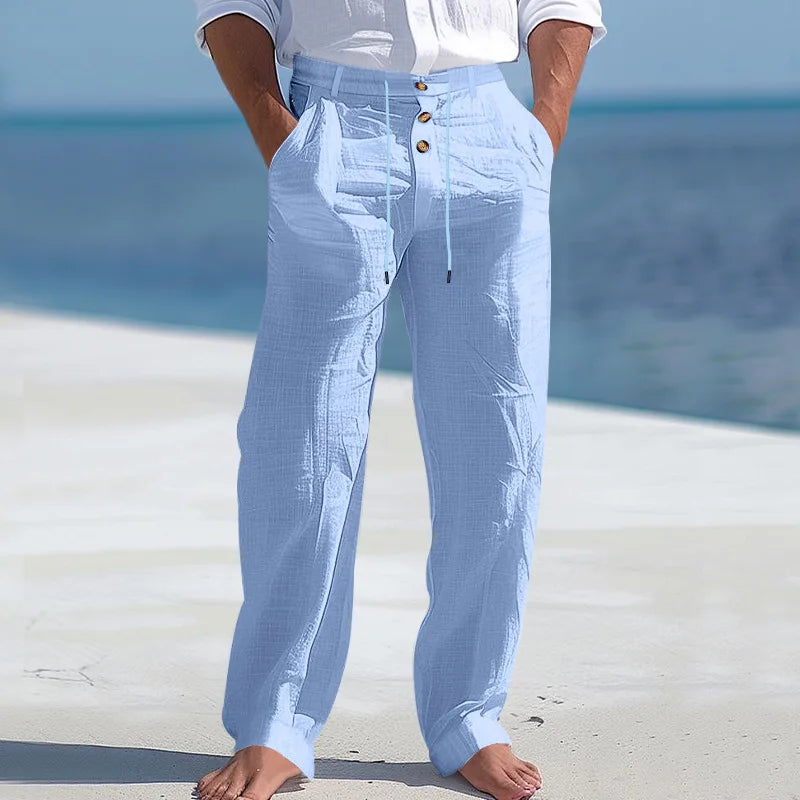 Linen letnie spodnie