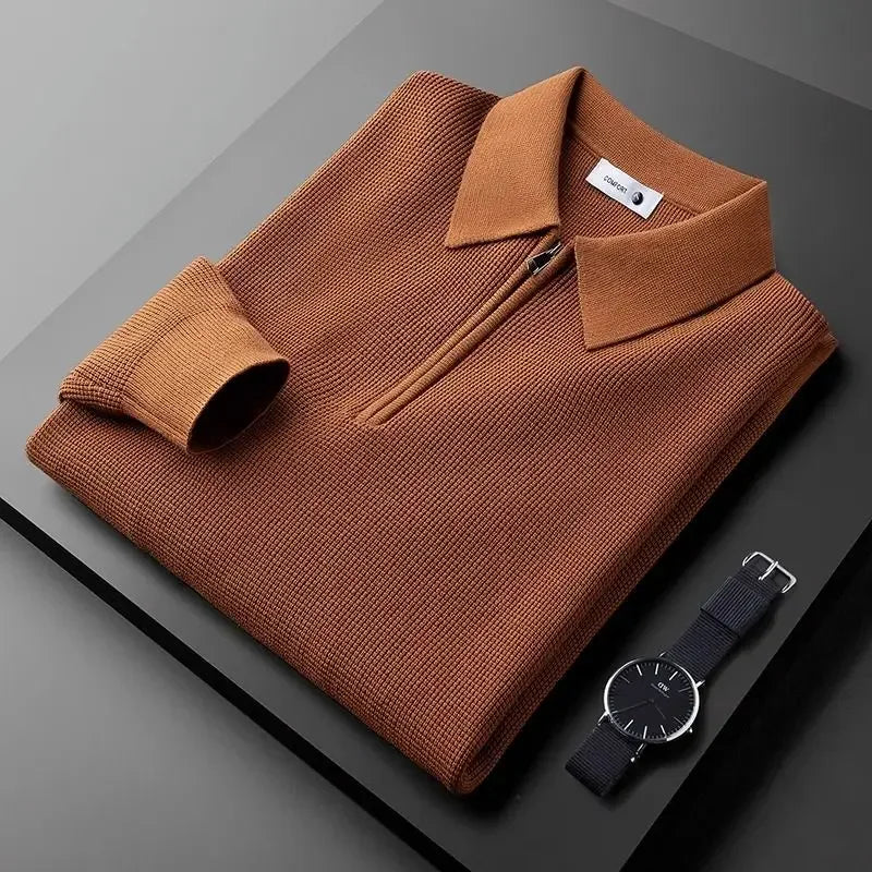 Elegancki Męski Sweter na Zamek