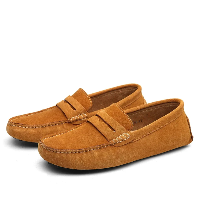 Casual zamszowe mokasyny