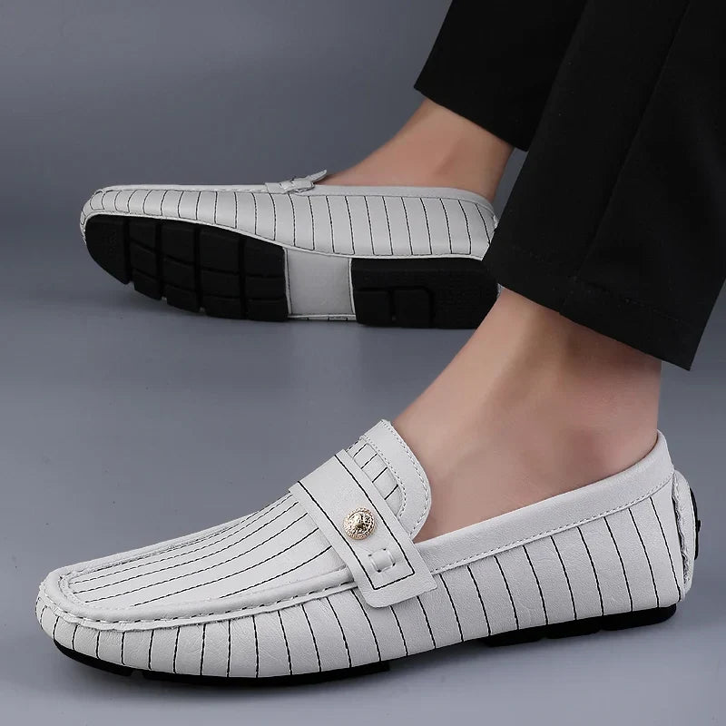 Eleganckie skórzane mokasyny